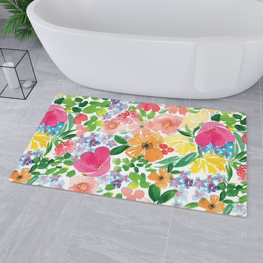 Happy Florals Floor Mat