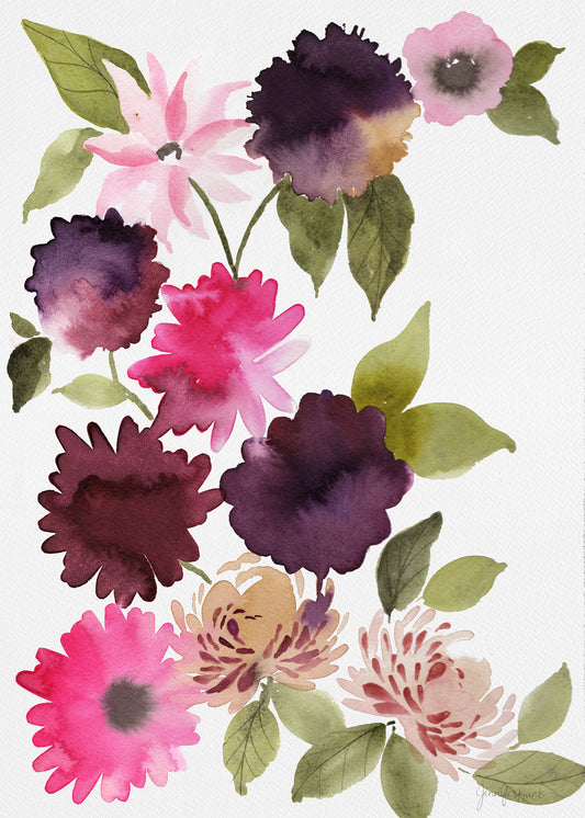 Dahlia Bloom Artprint