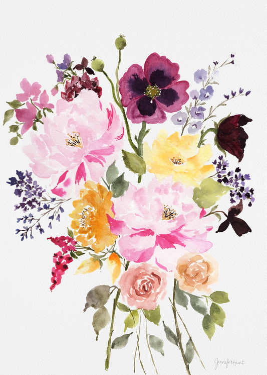 Sweet Summer Bouquet Artprint